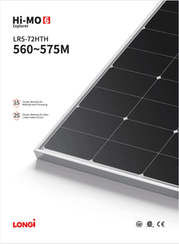 پنل خورشیدی Longi Solar Hi-MO 6